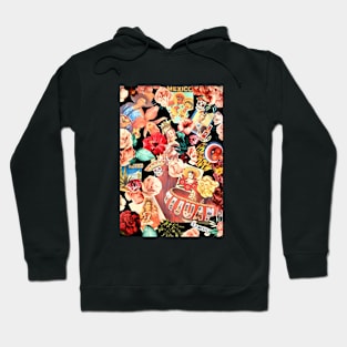 Mexico Paper Collage Hoodie